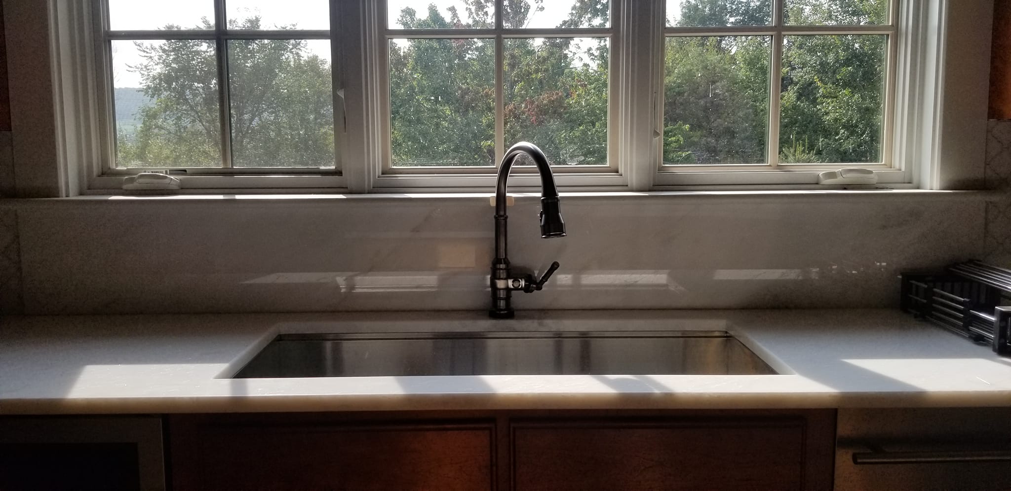 Touchless faucet installation